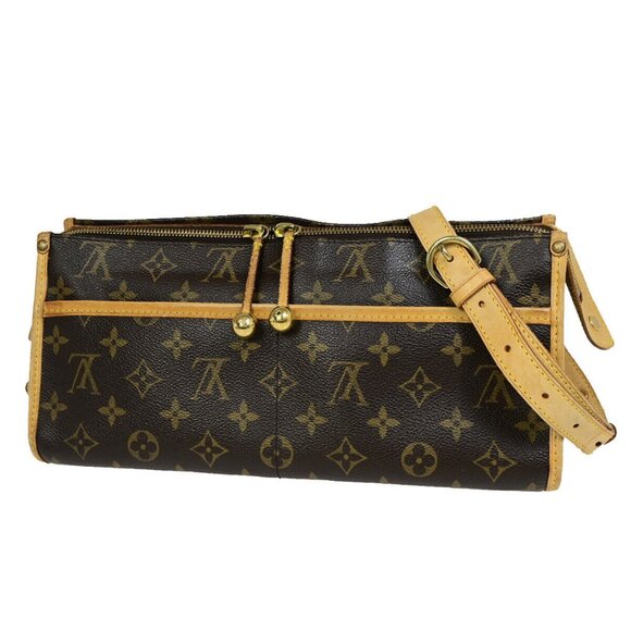 LOUIS VUITTON LV Popincourt Long Shoulder Bag Monogram Brown - Picture 1 of 15